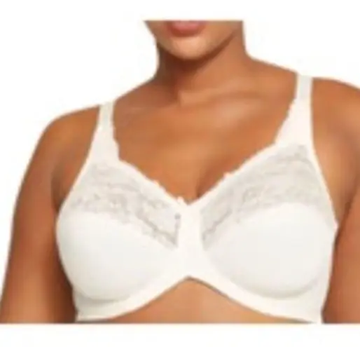 NWT Lilyette Cream Underwire Minimizer Bra Sz 38DD