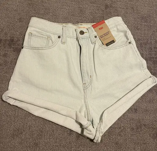 Levi's High Waisted Mom Shorts