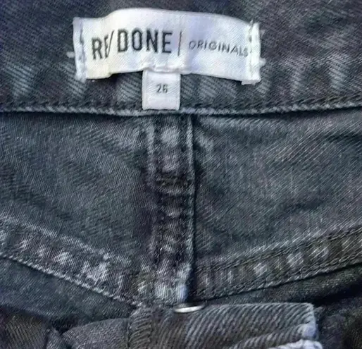 RE/DONE  High Rise Denim Cut Off Short Size 26 - Image 4