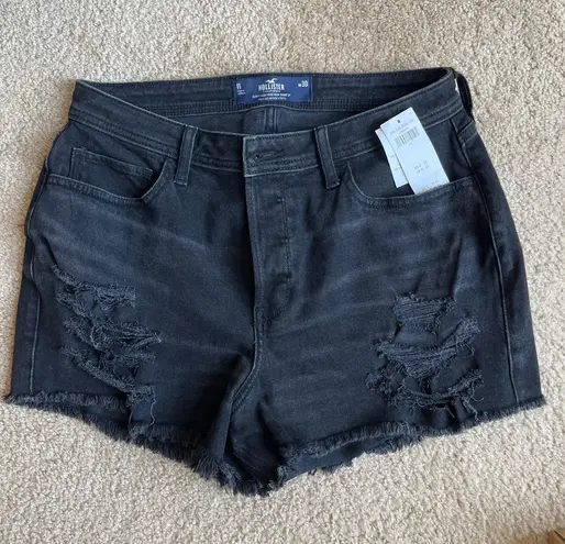 Hollister Black Jean Shorts 