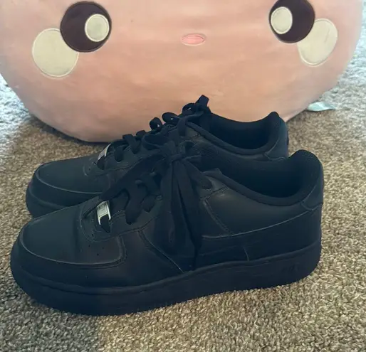 Nike Black Air Force 1s