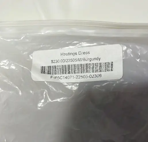 Park & Fifth Hastings Dress in Burgundy- Medium