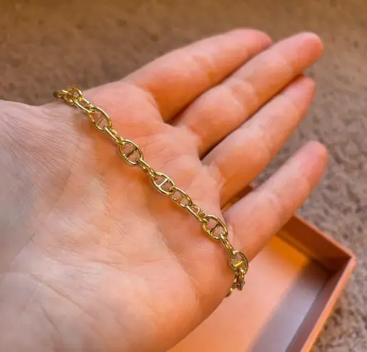 Rush Brass Anklet Gold