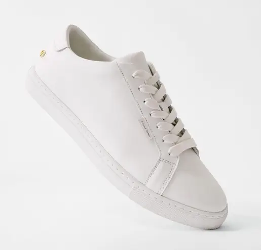 ANINE BING NWT Liane Low Top Leather Sneakers White Size 10 EU 40