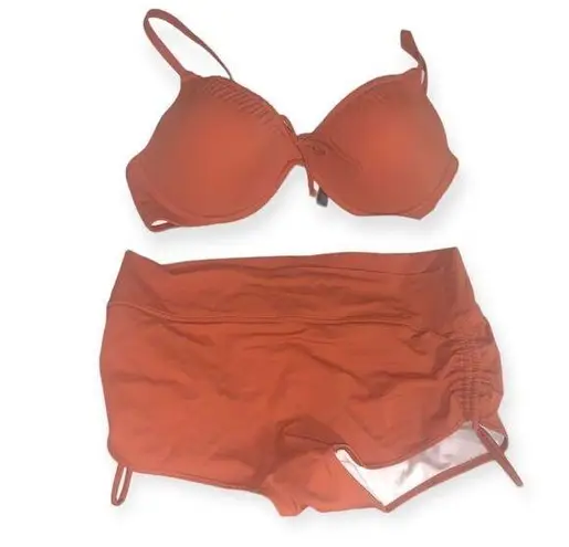 PINK - Victoria's Secret Pink Victoria Secret rust color high waist bikini set