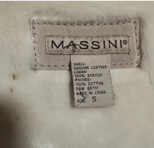 Massini Vintage Suede Leather Coat