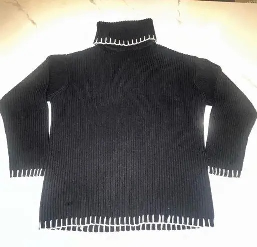 Unique Beautiful Vintage Sweater! Size Medium but fits like XL Black