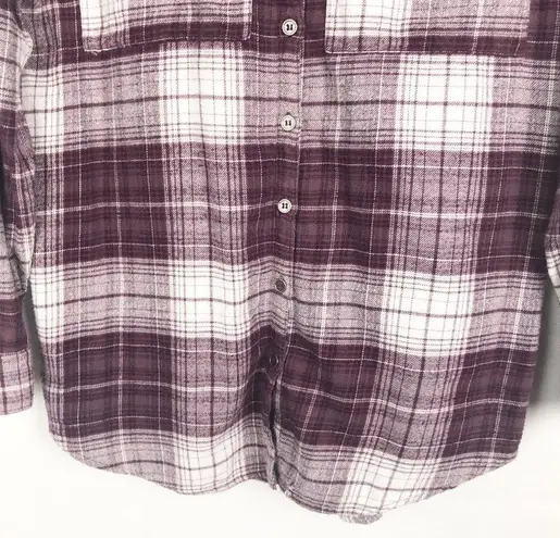 Full Tilt  Plaid Flannel Button Down Western Shirt Size M