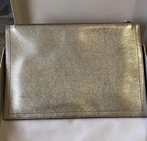 Givenchy Silver Antigona Leather Pouch