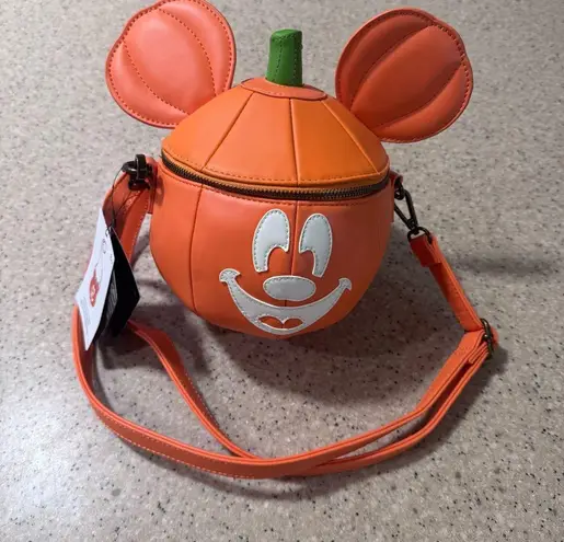 Lounge Fly Disney Mickey Mouse Pumpkin Head Crossbody Halloween Bag