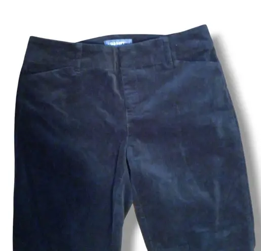 Old Navy Velvet Pixie Mid Rise Pants-Size 4-Pine Green-Pockets-Velour-Pockets