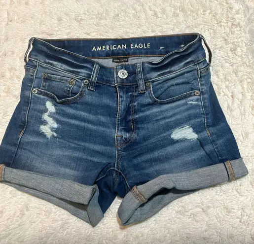 American Eagle super stretch jean shorts