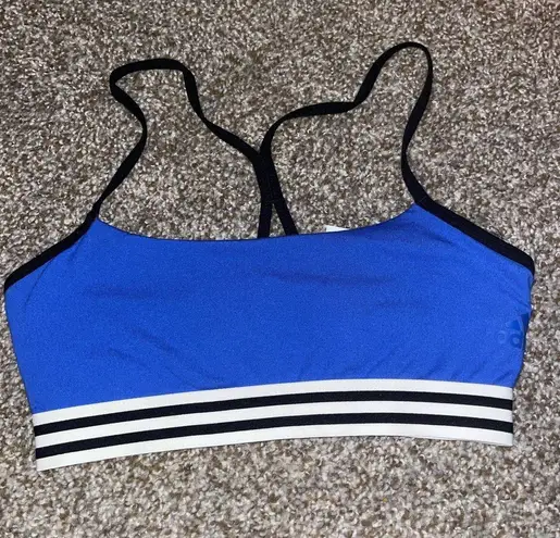 Adidas  Cobalt Blue Skinny Strap Sports Bra