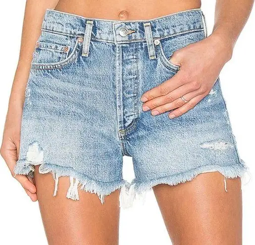 AGOLDE  Parker Vintage Cut Off Jean Shorts