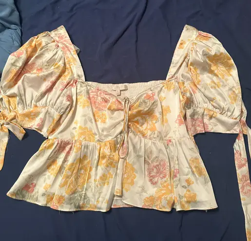 floral crop top Multi Size XL