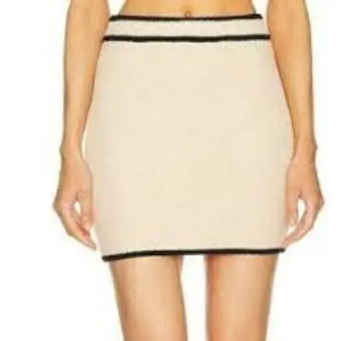 L'Academie L’Academie By Marianna Elektra Mini Skirt in Beige Size Medium NWT