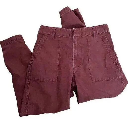 Bayflow burnt orange red jeans pants straight leg large pockets comfortable Size undefined