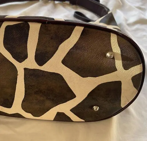 Betty Boop Faux Leather Purse Cow Spots Print Western Vintage Tote Bag