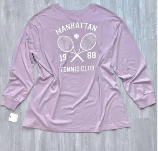 Rebellious One NWOT Sz 1X Too Cute Tee T-Shirt Top Tennis Theme