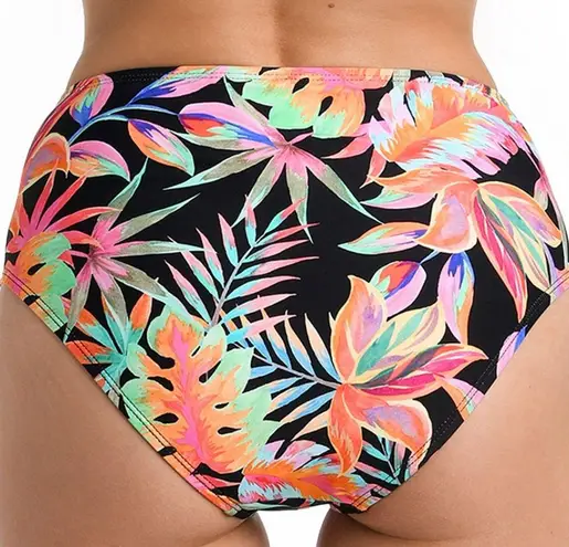 La Blanca $75 Best Escape Printed Twist-Front Bikini swim Bottoms 10 M