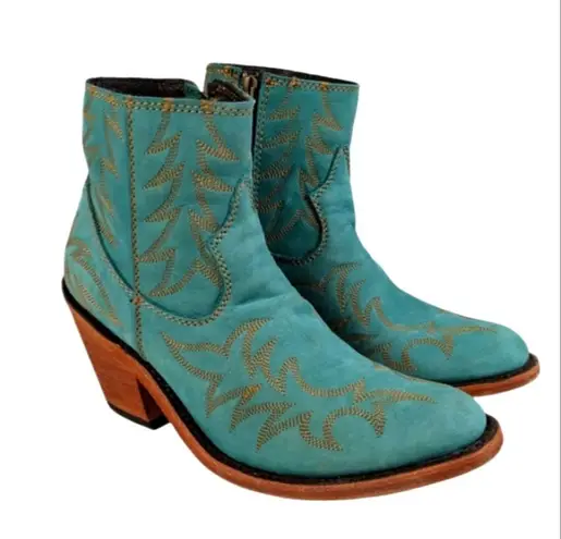 Caborca Silver Liberty Black Katherine Western Boots GUC $240 Size 5.5 S3249