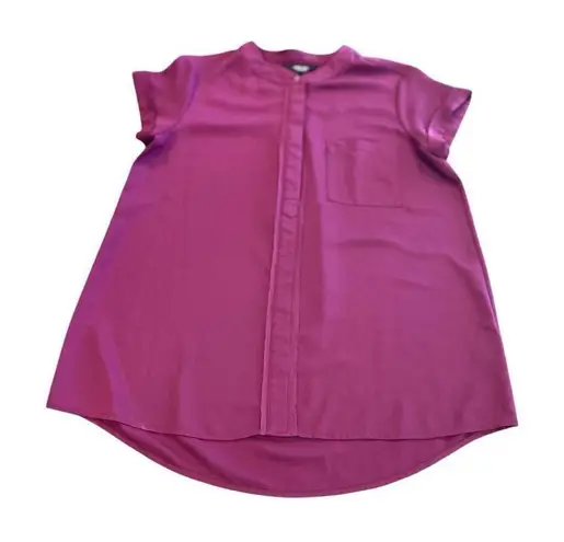Simply Vera by Vera Wang Colored Blouse classic Satin size M Pink Size M