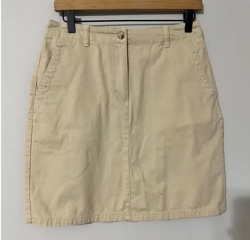 LL Bean Women's Size 8 Khaki Cotton A
