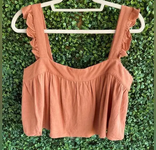 Petal and Pup - Bella Top in the Color Rust - NWT | Cropped - XL