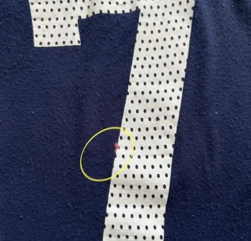 Free Kisses Womens Short Sleeve Scoop Neck Top Tee Navy Size Large