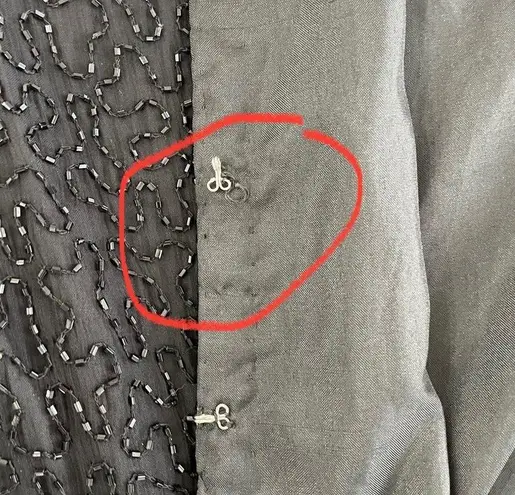 Laurence Kazar Vintage Sequin Beaded Jacket/Blazer Size LP