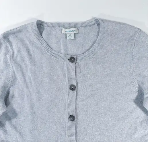 Sundance Cashmere Lambswool Blend True Calling Button Front Cardigan