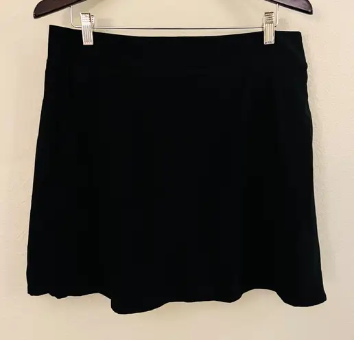 Athleta  Black Skort Skirt with Shorts Built-in Size 14 Athletic Performance - Image 1