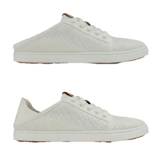 Okukai Pehuea Lī White Mesh Convertible Sneakers size 9