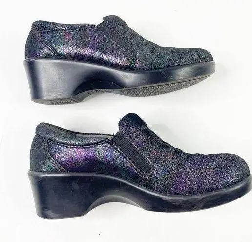 Alegria Eryn Leather Iridescent Comfort Shoe in Soirée