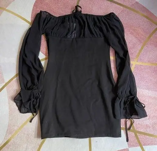 Forever 21 NWT Black Off The Shoulder Corset Dress