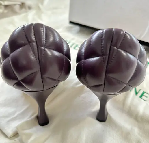 Bottega Veneta Plum Quilted Pattern Leather Pumps Heels Size 36 Shoes $1200