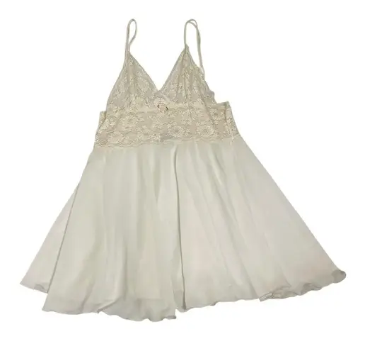 Vintage Kayla lace feminine babydoll honeymoon lingerie Size XL