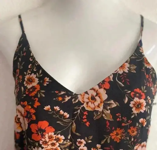 🆕Dex Black & Orange Floral Split