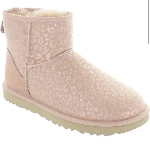 UGG  Mini Boot Pink Leopard Cheetah