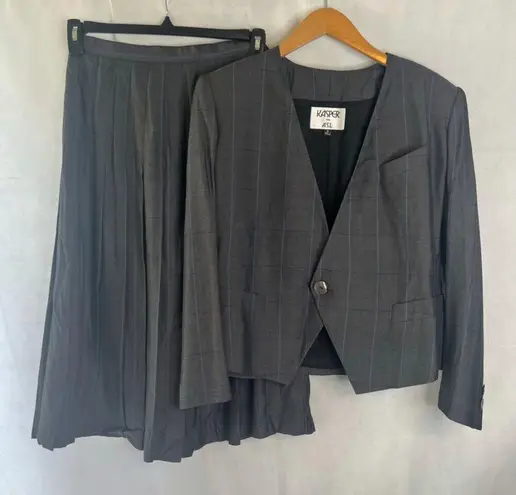 Kasper for ASL Vintage 2 Piece Skirt Suit Set