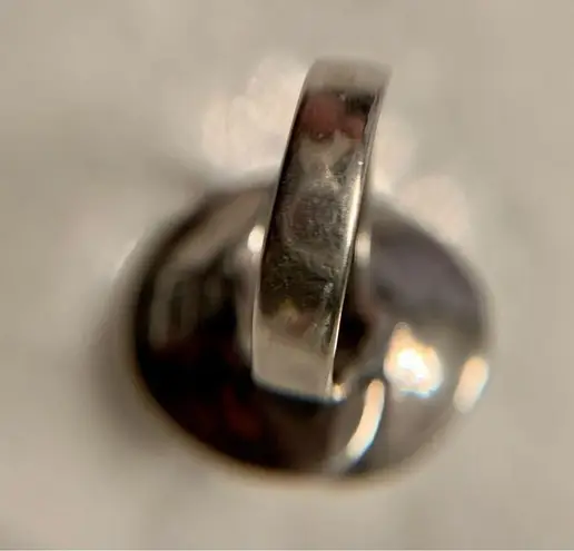 Silpada Pearl Rose Sterling Silver Rare Size 5.25 Lily Pearl Ring Israel