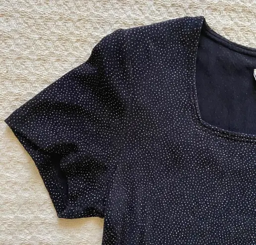 The Avenue Women's Size 14W Black Sparkle Dress Shoulder Pads