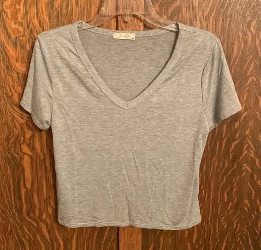 Olivia Rae grey super soft T-shirt top large L