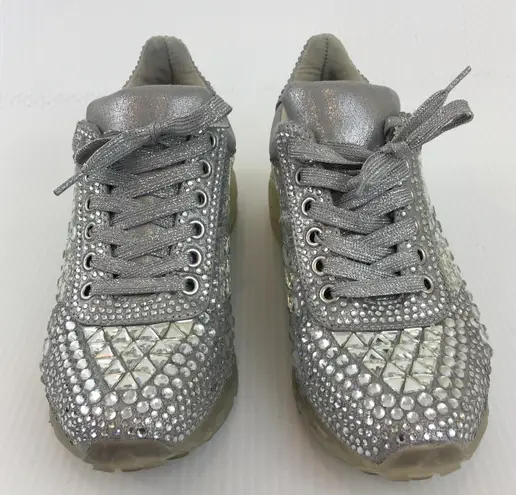 Steve Madden Carissa Rhinestone Sneakers Gray Size 7.5 40 From Sylvia