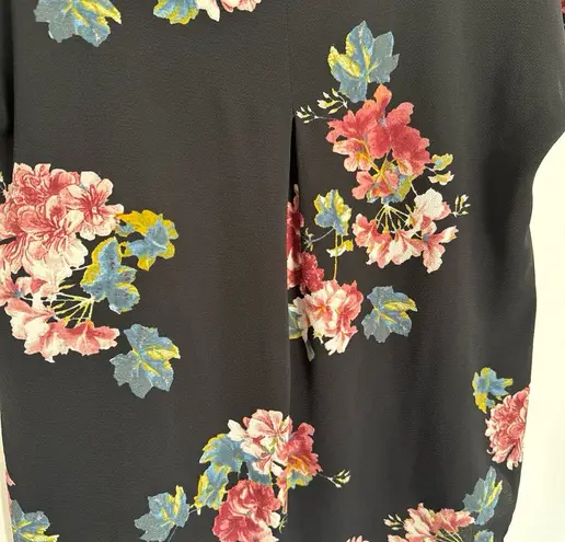 PaperMoon Floral Black Blouse