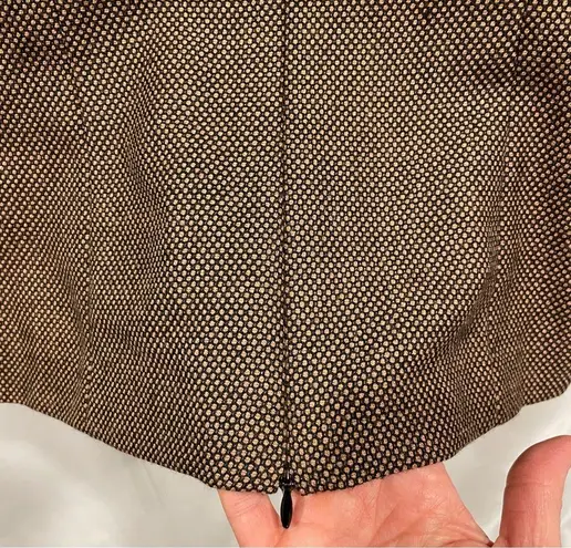 Beautiful Patrizia Pepe Firenze lambswool boatneck top tan brown 3/4 sleeve lux Size M