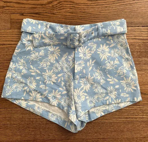 ZARA Floral Shorts