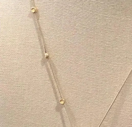 Silpada Silver and Gold Station Necklace and Two Tone Hammered Round Pendant