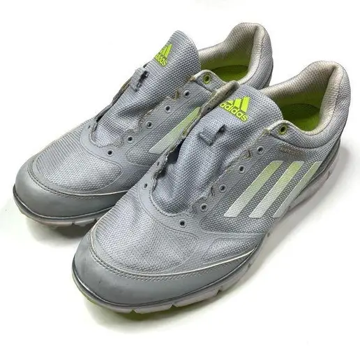 Adidas 3/$30  | Gray Neon Green Sneakers NO LACES