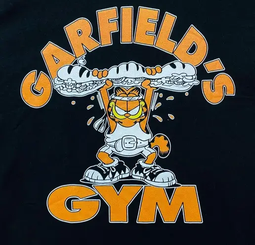 Nickelodeon Garfield's Gym Lifting Subs Poster Tee M